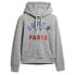 SUPERDRY Glitter Graphic Logo hoodie athletic grey marl, S - фото #2