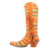 Фото #3 товара Dingo Hot Tamale Southwest Snip Toe Cowboy Womens Multi, Yellow Casual Boots DI