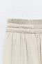 Фото #8 товара Широкие брюки с эластичным поясом ZARA