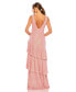 Women's Ieena Sequin Asymmetrical Ruffle Tiered Gown