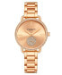 ფოტო #1 პროდუქტის Women's Rose Gold Stainless Steel Bracelet Watch 38mm