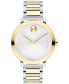 ფოტო #1 პროდუქტის Women's Bold Evolution 2.0 Swiss Quartz Two-Tone Stainless Steel Watch 34mm