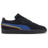 Фото #1 товара Puma Suede Triplex Dazed Lace Up Mens Black Sneakers Casual Shoes 38295401