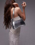 Фото #1 товара Topshop Sisi shoulder bag with chain detail in silver