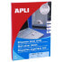Фото #1 товара Клейкие этикетки самоклеящиеся APLI Серебристый 100 листов 210 x 297 мм