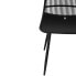 Фото #5 товара Krzesło plastikowe nowoczesne z ażurowym oparciem do 150 kg 4 szt. czarne