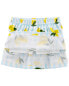 Фото #5 товара Toddler 2-Piece Ruffle Tank & Lemon Skort 3T