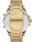 ფოტო #3 პროდუქტის Men's Mr. Daddy 2.0 Quartz Gold-Tone Stainless Steel Watch 57mm