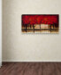 Rio 'Parade of Red Trees II' Canvas Art - 32" x 16"