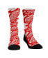 Men's and Women's Socks Detroit Red Wings Allover Logo and Paint Crew Socks