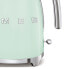 SMEG electric kettle KLF03PGEU (Pastel Green) - 1.7 L - 2400 W - Green - Plastic - Stainless steel - Water level indicator - Overheat protection