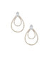 ფოტო #1 პროდუქტის Crystal Serenity Earrings in 18K Gold Plating