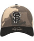 ფოტო #3 პროდუქტის Men's San Francisco Giants Camo Crown A-Frame 9FORTY Adjustable Hat