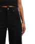 Фото #4 товара Stradivarius wide leg jean in black