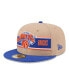 Men's Tan/Blue New York Knicks 2024 NBA Draft 59FIFTY Fitted Hat