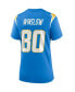 Фото #2 товара Women's Kellen Winslow Powder Blue Los Angeles Chargers Game Retired Player Jersey