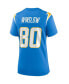 Women's Kellen Winslow Powder Blue Los Angeles Chargers Game Retired Player Jersey