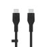 Фото #2 товара Belkin USB-C to Silicone Black Mix1m Twin - Cable - Digital
