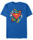 Фото #1 товара DC Men's Superman Galaxy Planet Logo Short Sleeve T-Shirt