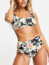 Фото #2 товара Rip Curl Sol Seeker Mirage high waist bikini bottom in tropical print