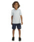 ფოტო #1 პროდუქტის Toddler & Little Boys 2-Pc. Logo-Print Mesh Polo Shirt & Shorts Set