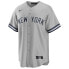 ფოტო #1 პროდუქტის NIKE MLB New York Yankees Official Road short sleeve v neck T-shirt
