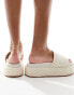 Public Desire Mylo flatform slider in stone