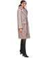 ფოტო #3 პროდუქტის Women's Notched-Collar Faux-Fur Coat