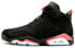 Кроссовки Nike Air Jordan 6 Retro Infrared Black (2014) (Черный)