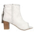 Фото #2 товара Roper Betsy Leather Shootie Pumps Womens White Dress Casual 09-021-0946-3070
