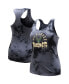 Women's Charcoal Milwaukee Bucks Street Art Dark Crystal Washed Tank Top M - фото #2