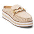 Фото #2 товара COCONUTS by Matisse Minnie Perforated Slip On Platform Loafers Womens Beige MIN