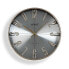 Wall Clock Versa Silver Plastic Quartz 4,3 x 30 x 30 cm