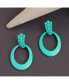 ფოტო #3 პროდუქტის Women's Pink Halo Drop Earrings