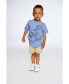 ფოტო #3 პროდუქტის Boy Organic Cotton T-Shirt With Print Blue - Child