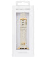 ფოტო #4 პროდუქტის Women's Cream Leather Strap for Apple Watch, 38, 40, 41mm and 42, 44, 45, 49mm