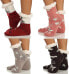 Фото #9 товара Cleo Style 1 Pair / 2 Pairs of Fluffy Cottage Socks, Slippers, House Shoes, ABS/Stockings with Teddy Fur, 2761