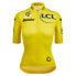 SANTINI Tour De France Femme Avec Zwift Overall Leader Short Sleeve Jersey