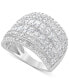 ფოტო #6 პროდუქტის Diamond Princess & Round Multirow Statement Ring (3 ct. t.w.) in 14k Gold