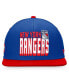 ფოტო #3 პროდუქტის Men's Blue, Red New York Rangers Heritage Retro Two-Tone Snapback Hat