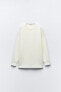 Neoprene-effect sweatshirt with stopper