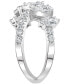 ფოტო #5 პროდუქტის EFFY® Diamond Multi-Shape Crossover Ring (1-5/8 ct. t.w.) in 18k White Gold or 18k Yellow Gold