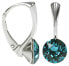 Фото #1 товара Charming silver earrings Xirius Blue Zircon