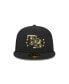 ფოტო #3 პროდუქტის Men's Black Tampa Bay Rays 2024 Armed Forces Day On-Field 59FIFTY Fitted Hat