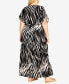 Фото #3 товара Plus Size Val Print Maxi Dress