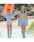 ფოტო #3 პროდუქტის Toddler, Child Girls Lighthouse Island Sustainable Board Shorts