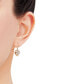 ფოტო #2 პროდუქტის Openwork Heart Drop Earrings in 10k Gold, Created for Macy's