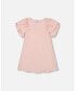Girl Seersucker Dress Blush Pink - Child