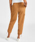 Petite Solid Drawcord-Hem Utility Pants, Created for Macy's