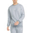 Puma Classics Relaxed Crew Fl Mens Grey Casual Tops 533560-04